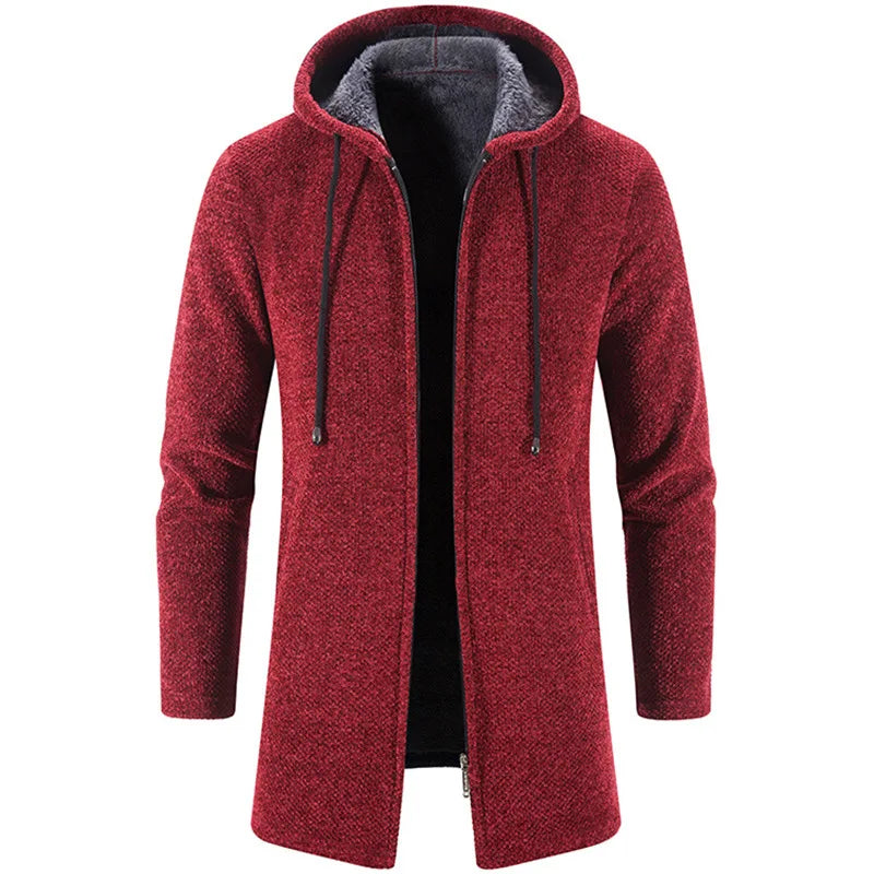 Moletom Masculino com Zíper Oversize e Capuz - (Promoção de Inverno 2025)
