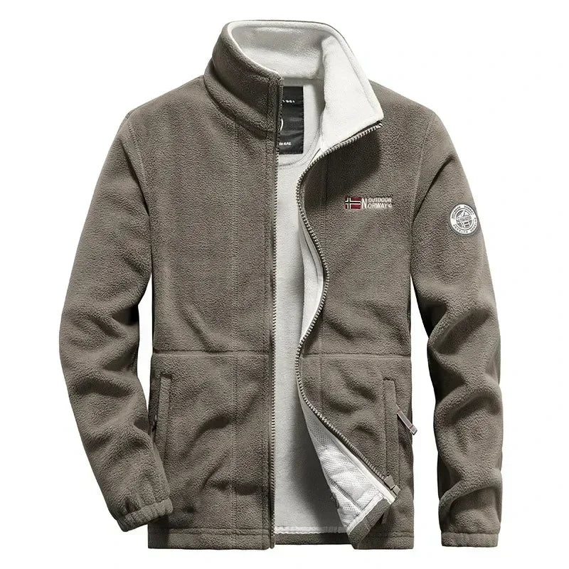 Jaqueta Masculina Polar Para Inverno com Bolsos - (Promoção de Inverno 2025)