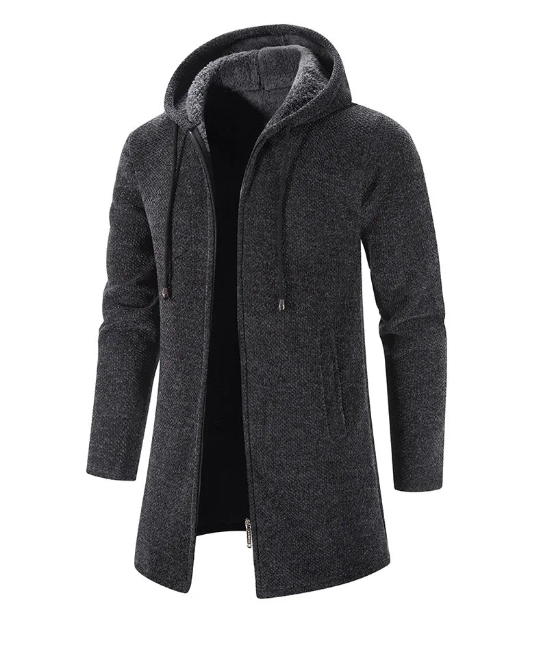 Moletom Masculino com Zíper Oversize e Capuz - (Promoção de Inverno 2025)