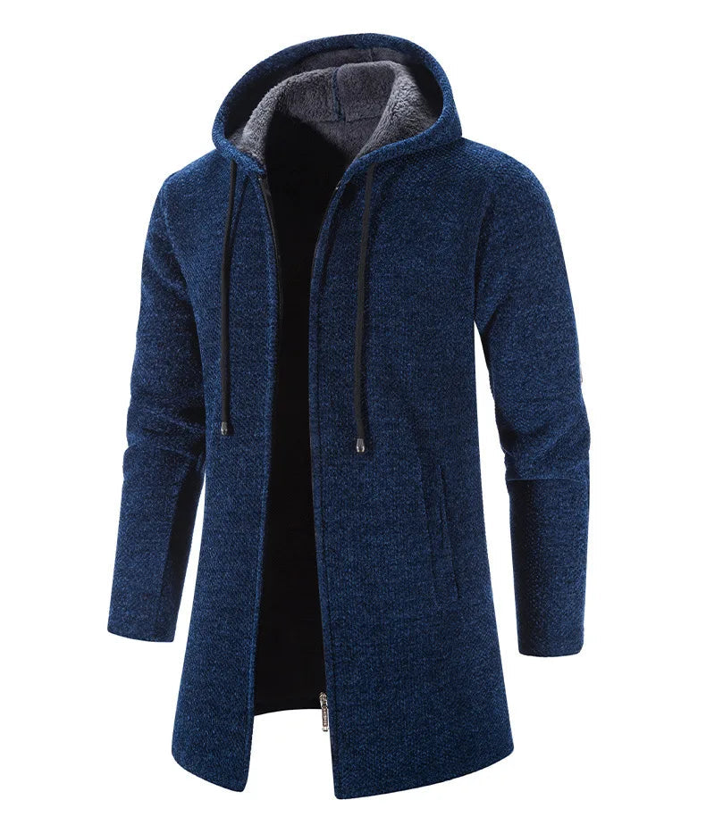 Moletom Masculino com Zíper Oversize e Capuz - (Promoção de Inverno 2025)