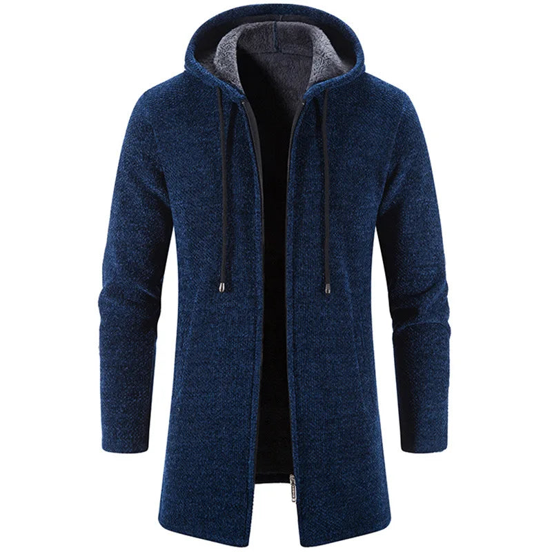 Moletom Masculino com Zíper Oversize e Capuz - (Promoção de Inverno 2025)