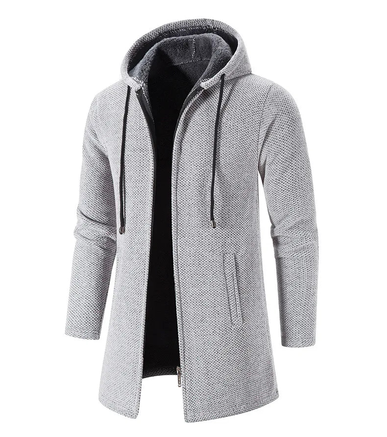 Moletom Masculino com Zíper Oversize e Capuz - (Promoção de Inverno 2025)