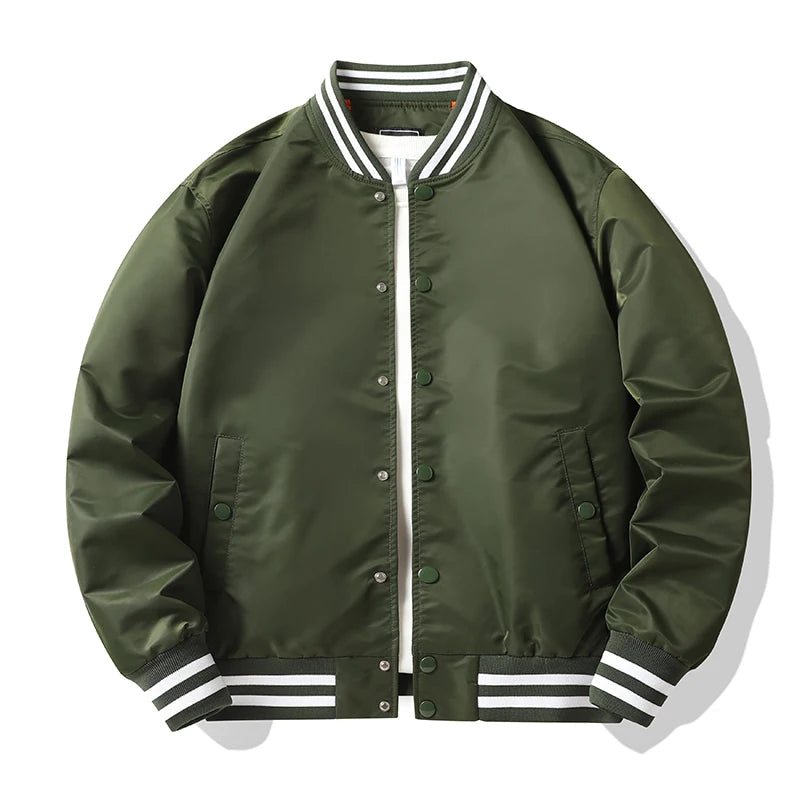 Casaco Masculino Unissex Estilo Baseball/Hip-Hop - (Promoção de Inverno 2025)