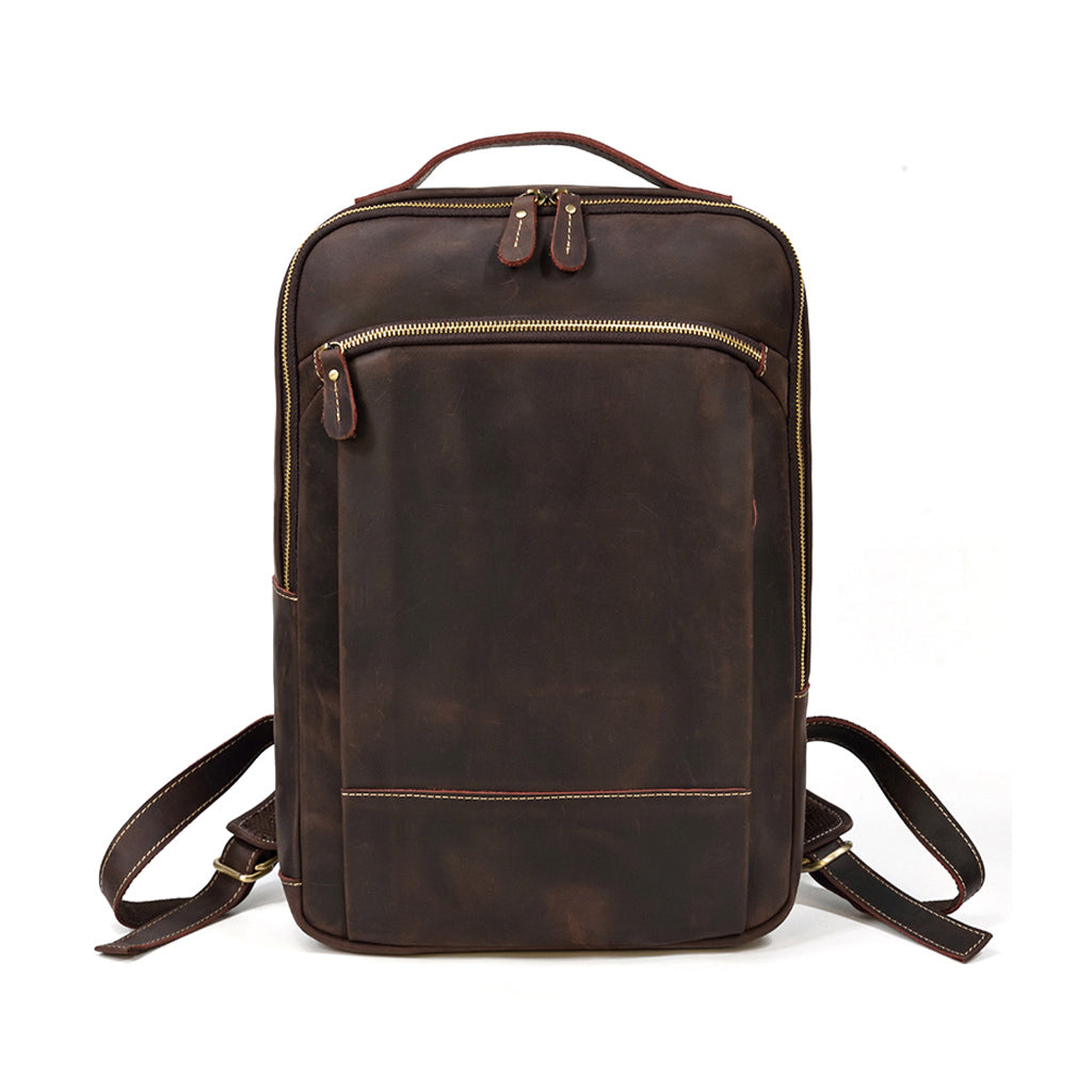 Mochila Mark Ryden de Couro Impermeável Múltiplas Funções