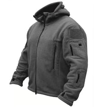 Jaqueta Masculina Tática com Capuz e Forro Fleece - (Promoção de Inverno 2025)
