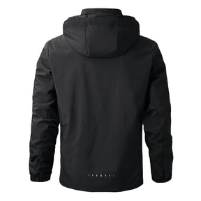 Jaqueta Masculina Impermeável Leve com Capuz para Trilhas e Escaladas - (Promoção de Inverno 2025)