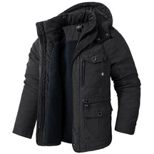 Jaqueta Masculina Tática com Capuz Forro Fleece e Bolsos - (Promoção de Inverno 2025)
