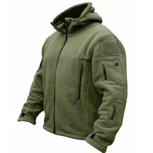 Jaqueta Masculina Tática com Capuz e Forro Fleece - (Promoção de Inverno 2025)