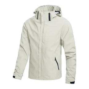 Jaqueta Masculina Impermeável Leve com Capuz para Trilhas e Escaladas - (Promoção de Inverno 2025)