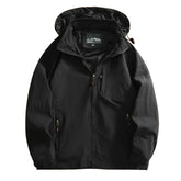 Jaqueta Masculina Impermeável com Capuz Respirável Secagem Rápida – (Promoção de Inverno 2025)