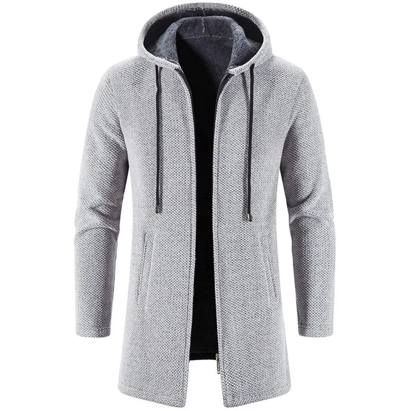Moletom Masculino com Zíper Oversize e Capuz - (Promoção de Inverno 2025)