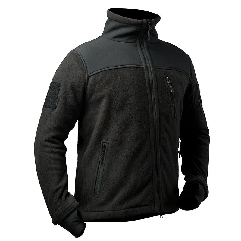 Jaqueta Masculina Tática com Gola Alta Forro Térmico - (Promoção de Inverno 2025)