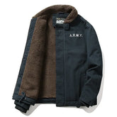 Jaqueta Masculina com Gola de Lã Forro Interno Estilo Casual – (Promoção de Inverno 2025)
