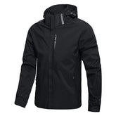 Jaqueta Masculina Impermeável Leve com Capuz para Trilhas e Escaladas - (Promoção de Inverno 2025)