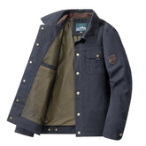 Jaqueta Masculina Cargo Estilo Britânico com Design Bomber Corta-Vento – (Promoção de Inverno 2025)