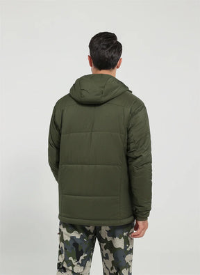 Jaqueta Masculina Térmica de Nylon Ripstop com Estampa Xadrez - (Promoção de Inverno 2025)