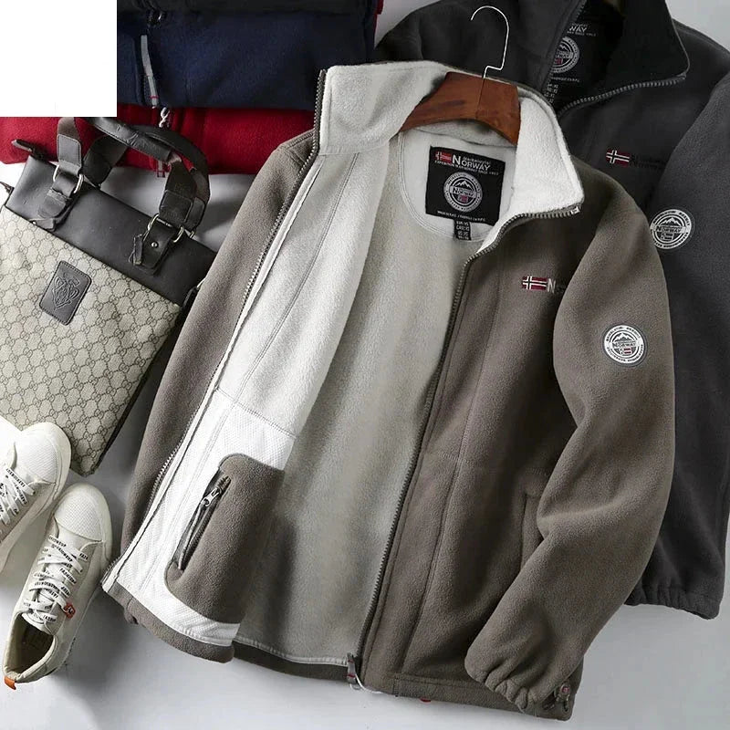 Casaco Masculino de Inverno Parka de Lã Premium - (Promoção de Inverno 2025)