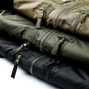 Jaqueta Masculina Bomber Estilo Retrô Oversized Design Curto – (Promoção de Inverno 2025)