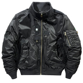 Jaqueta Masculina Bomber Estilo Retrô Oversized Design Curto – (Promoção de Inverno 2025)