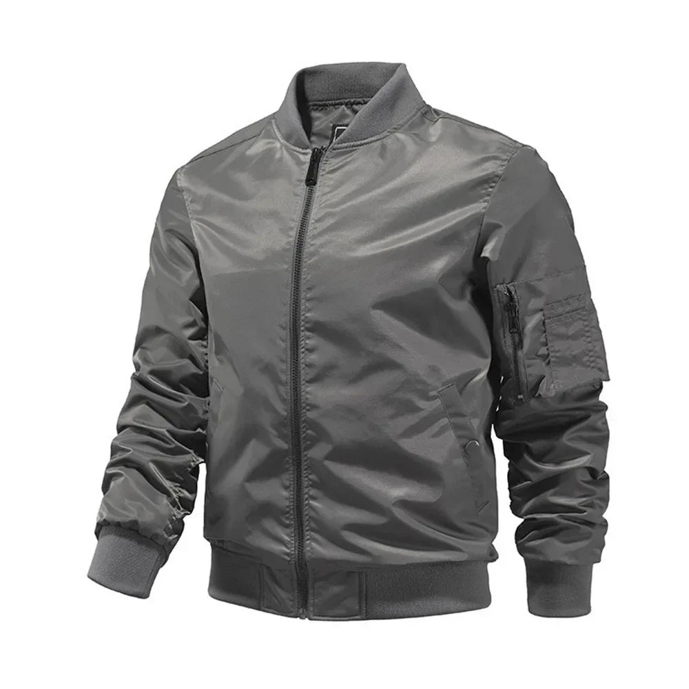 Jaqueta Masculina Bomber Monocromática - (Promoção de Inverno 2025)