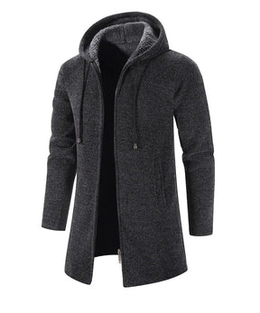 Moletom Masculino com Zíper Oversize e Capuz - (Promoção de Inverno 2025)