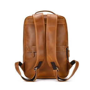 Mochila Mark Ryden de Couro Impermeável Múltiplas Funções