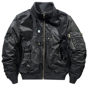Jaqueta Masculina Bomber Estilo Retrô Oversized Design Curto – (Promoção de Inverno 2025)