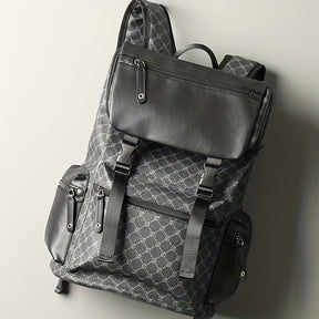 Mochila de Viagem | Couro Elegante | com Grande Capacidade para laptop | LVB70